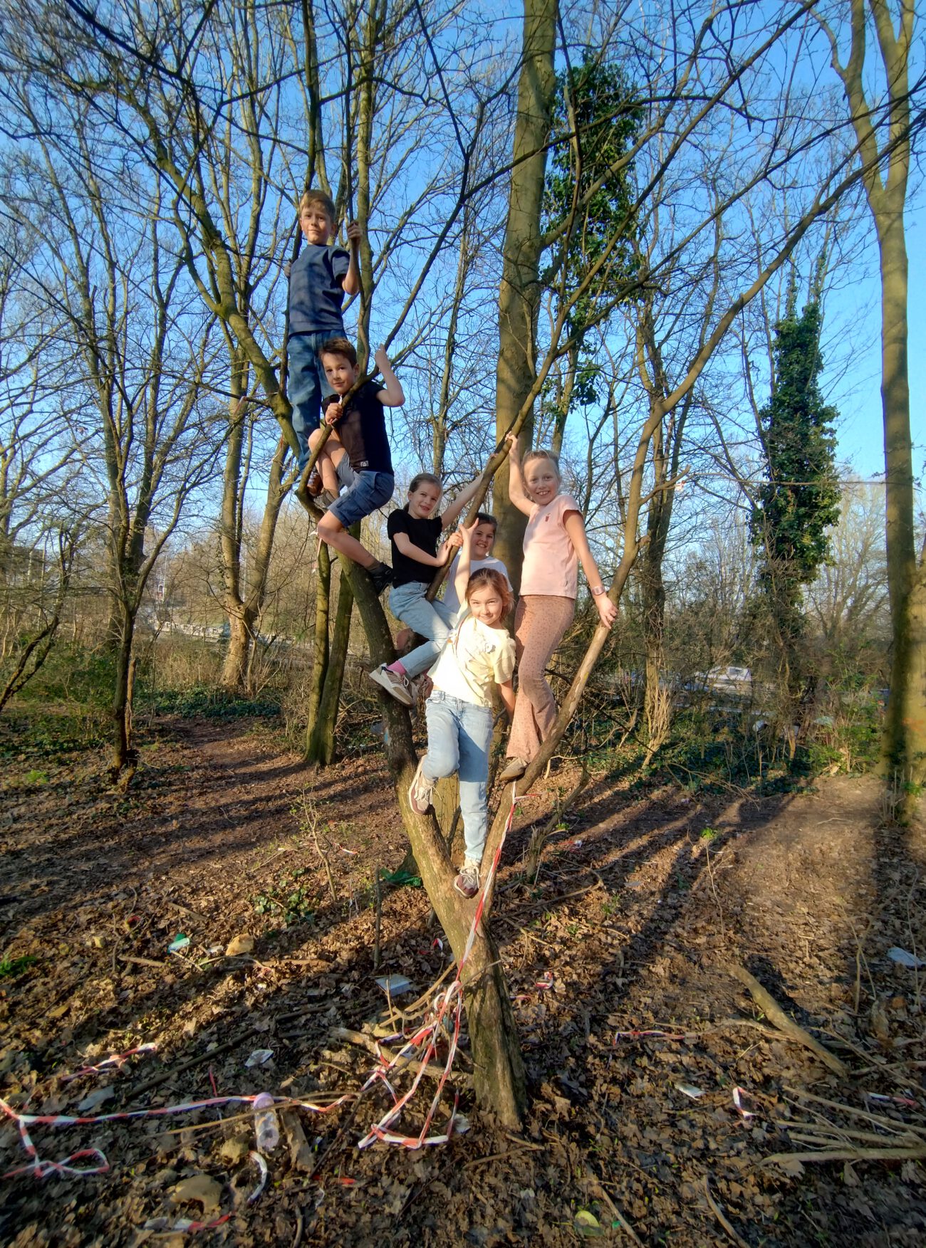 Avontuurlijk buiten spelen doe je in het speelbos in Krispijn.